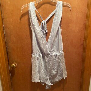 Adore Me Light Blue Sleep Romper